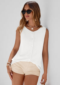 PRETTYGARDEN Womens Sweater Vest Spring Tops Cute Summer Sleeveless Cardigan Casual Knit Button Up Tank Tops PRETTYGARDEN