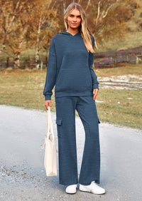 PRETTYGARDEN 2 Piece Sets For Women Fall Sweatsuits Outfits Lounge Matching Hoodie Set Travel Track Suits Winter Clothes