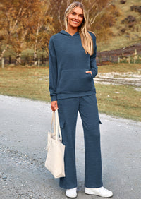 PRETTYGARDEN 2 Piece Sets For Women Fall Sweatsuits Outfits Lounge Matching Hoodie Set Travel Track Suits Winter Clothes