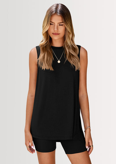 PRETTYGARDEN 2 Piece Sets for Women Summer Matching Lounge Shorts Set Resort Airport Travel Loungewear Outfits Clothing