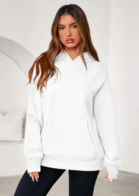 PRETTYGARDEN Womens Oversized Hoodies Fleece Hooded Sweatshirts Long Sleeve Pullover Tops Fall Outfits Winter Clothes