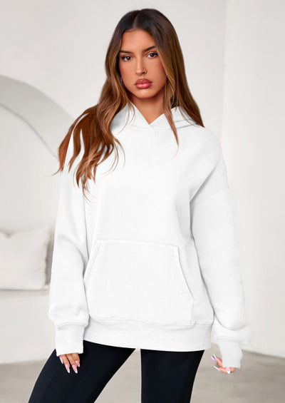 PRETTYGARDEN Womens Oversized Hoodies Fleece Hooded Sweatshirts Long Sleeve Pullover Tops Fall Outfits Winter Clothes