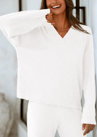 PRETTYGARDEN Lounge Sets for Women Two Piece Sweaters Pajama Set Fall Fashion Loungewear Outfits Matching Winter Clothes