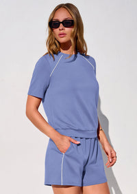 PRETTYGARDEN Sweatsuits Women 2 Piece Outfit Summer Lounge Shorts Sets Matching Spring Travel Beach Vacation Clothes PRETTYGARDEN