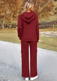 PRETTYGARDEN 2 Piece Sets For Women Fall Sweatsuits Outfits Lounge Matching Hoodie Set Travel Track Suits Winter Clothes