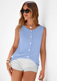 PRETTYGARDEN Womens Sweater Vest Spring Tops Cute Summer Sleeveless Cardigan Casual Knit Button Up Tank Tops PRETTYGARDEN