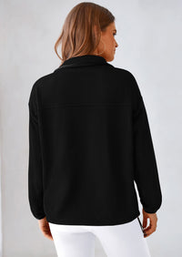 BTFBM Women's Fleece Jackets Fall Winter Clothes 2025 Stand Collar Outwear Jacket Zip Up Casual Fuzzy Coats Pockets PRETTYGARDEN