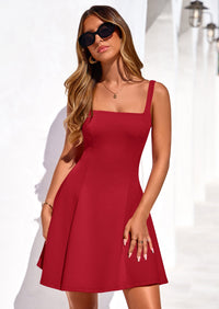 PRETTYGARDEN Summer Dresses for Women Sleeveless A Line Business Casual Formal Cocktail Party Spring Short Dress PRETTYGARDEN