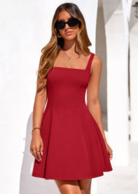 PRETTYGARDEN Summer Dresses for Women Sleeveless A Line Business Casual Formal Cocktail Party Spring Short Dress PRETTYGARDEN