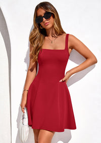 PRETTYGARDEN Summer Dresses for Women Sleeveless A Line Business Casual Formal Cocktail Party Spring Short Dress PRETTYGARDEN