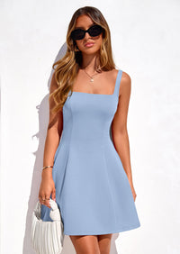 PRETTYGARDEN Summer Dresses for Women Sleeveless A Line Business Casual Formal Cocktail Party Spring Short Dress PRETTYGARDEN