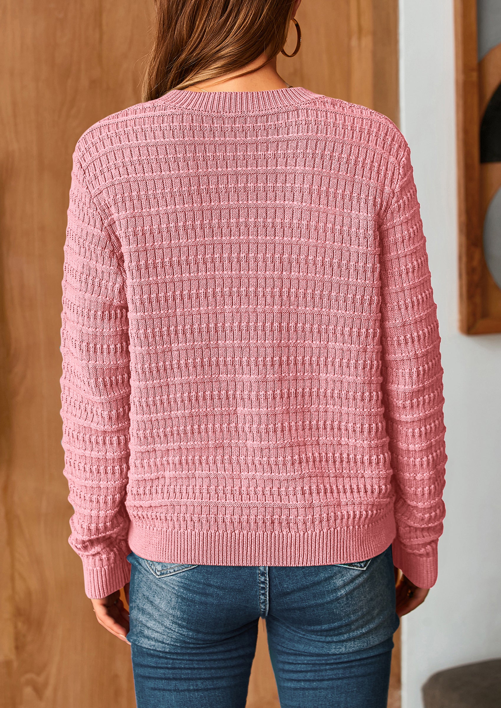 PRETTYGARDEN Women's Knit Cardigan Sweaters Casual Long Sleeve Open Front Button Down Trendy Jackets Outerwear