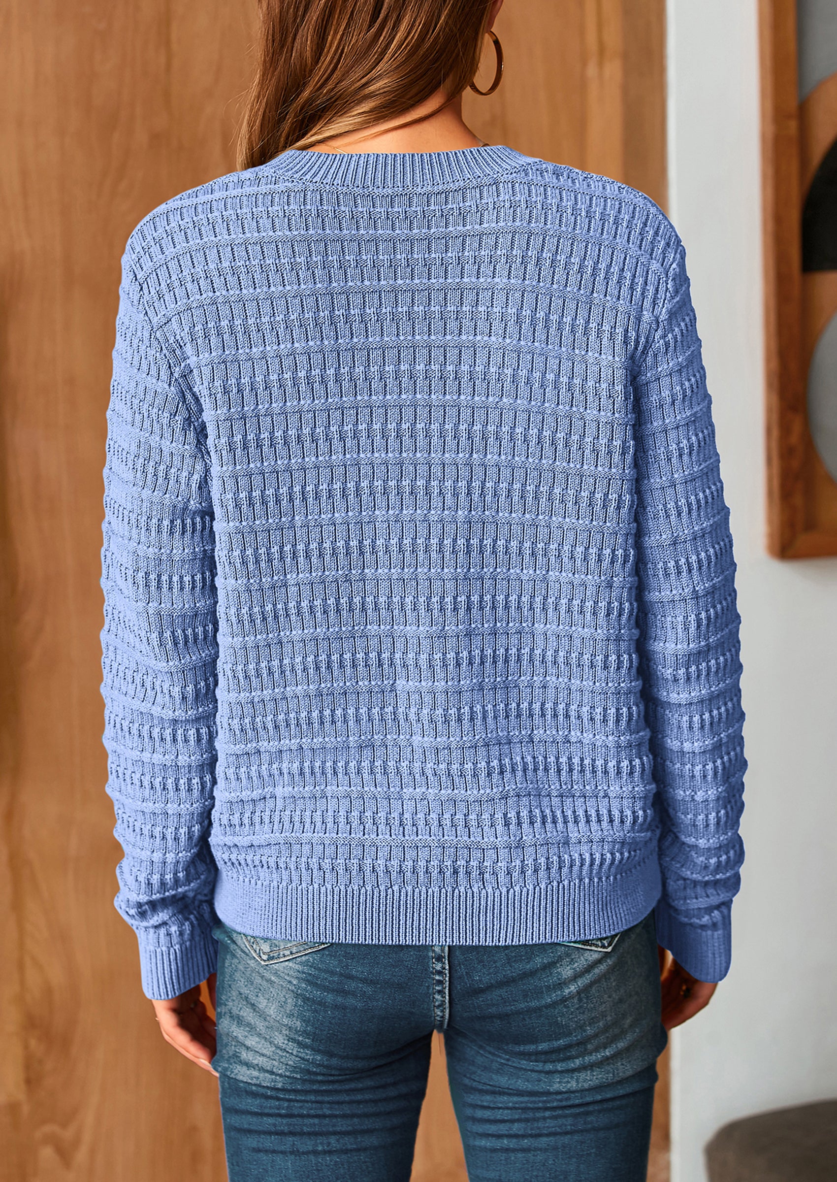 PRETTYGARDEN Women's Knit Cardigan Sweaters Casual Long Sleeve Open Front Button Down Trendy Jackets Outerwear