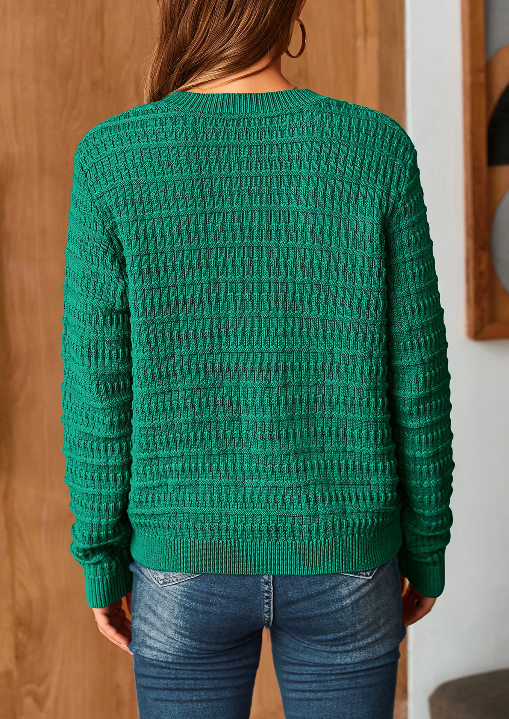 PRETTYGARDEN Women's Knit Cardigan Sweaters Casual Long Sleeve Open Front Button Down Trendy Jackets Outerwear