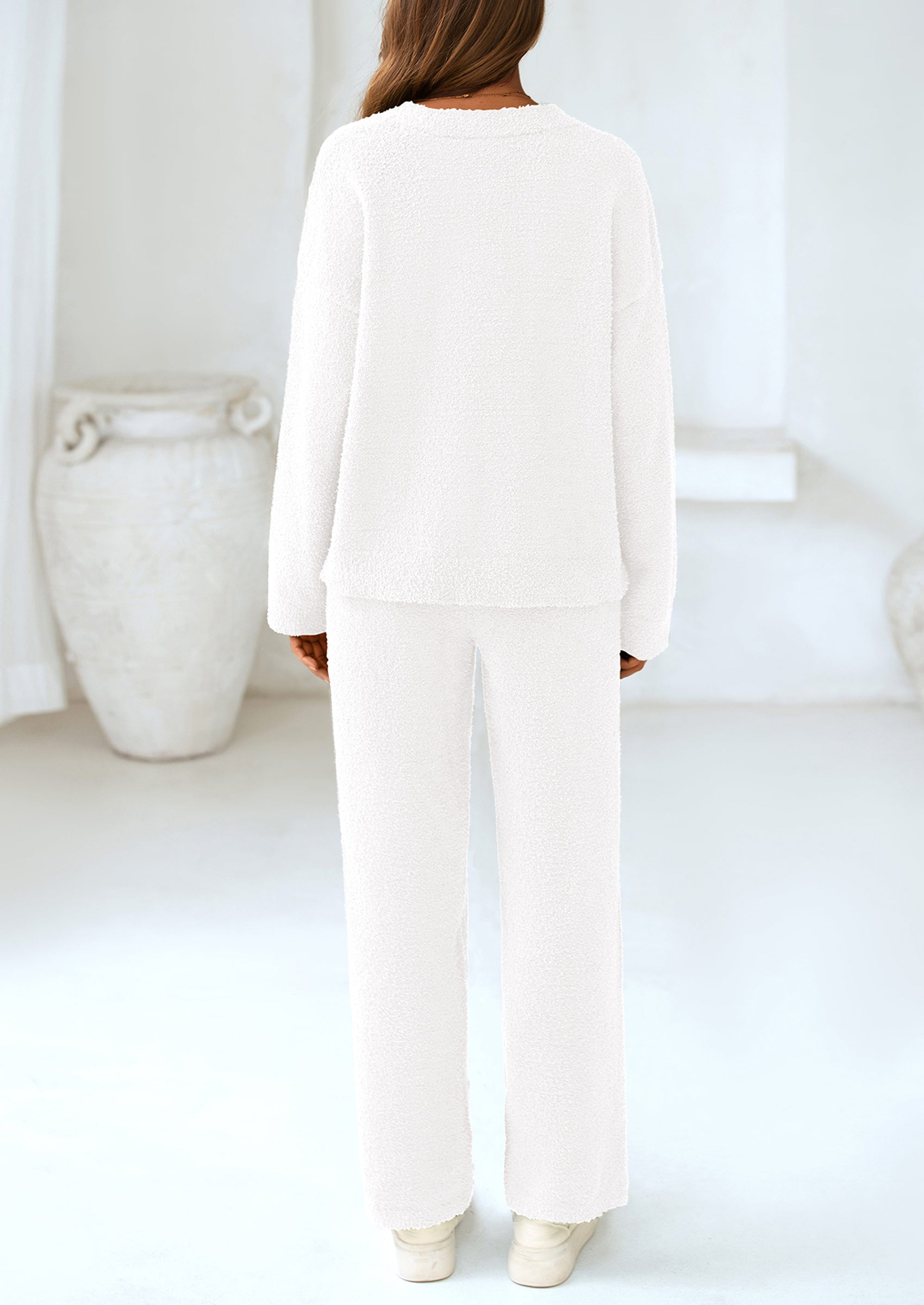 PRETTYGARDEN Lounge Sets for Women Two Piece Sweaters Pajama Set Fall Fashion Loungewear Outfits Matching Winter Clothes