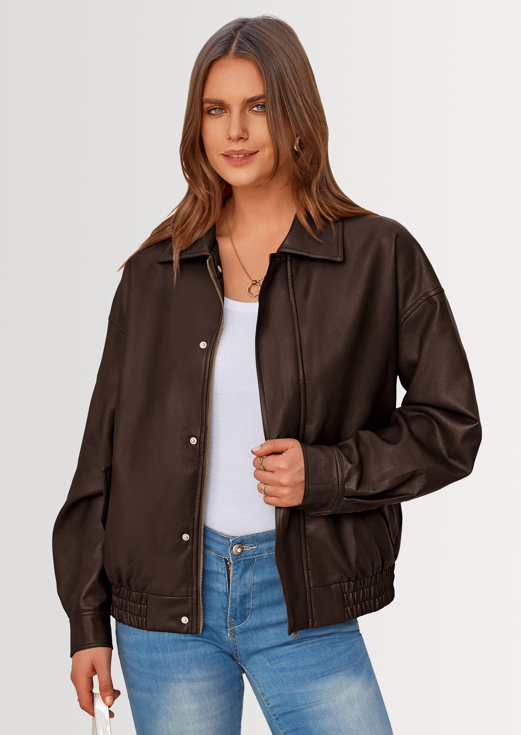 美品　todayful Leather Over Jacket Bradley Waxed Lambskin Leather Moto Jacket | Overland