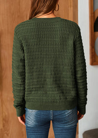 PRETTYGARDEN Women's Knit Cardigan Sweaters Casual Long Sleeve Open Front Button Down Trendy Jackets Outerwear