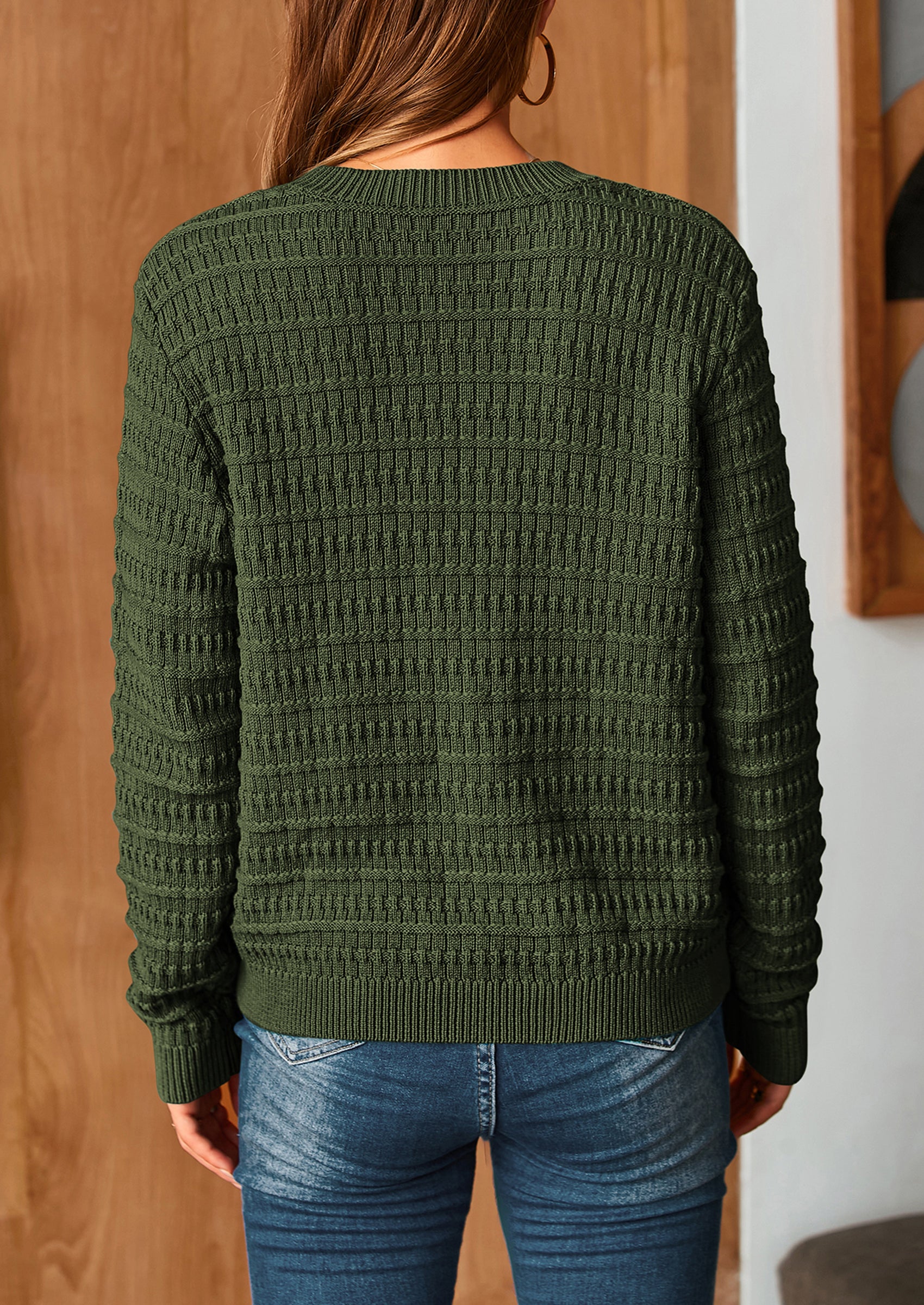 PRETTYGARDEN Women's Knit Cardigan Sweaters Casual Long Sleeve Open Front Button Down Trendy Jackets Outerwear