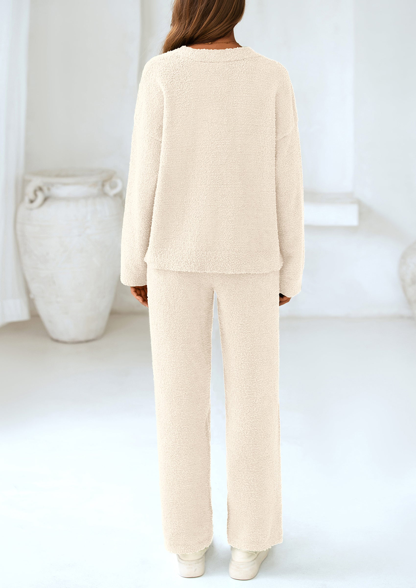 PRETTYGARDEN Lounge Sets for Women Two Piece Sweaters Pajama Set Fall Fashion Loungewear Outfits Matching Winter Clothes