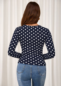 PRETTYGARDEN Women's Fall Long Sleeve Henley T Shirts Button Ribbed Knit Slim Fit Basic Tops Blouse Casual Outfits