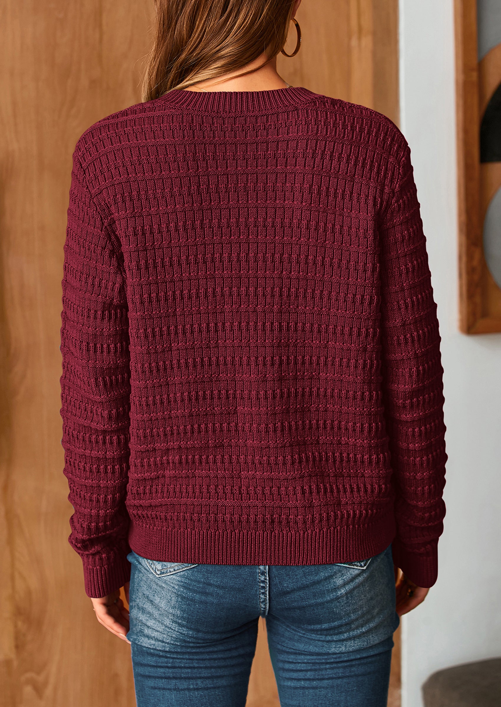 PRETTYGARDEN Women's Knit Cardigan Sweaters Casual Long Sleeve Open Front Button Down Trendy Jackets Outerwear