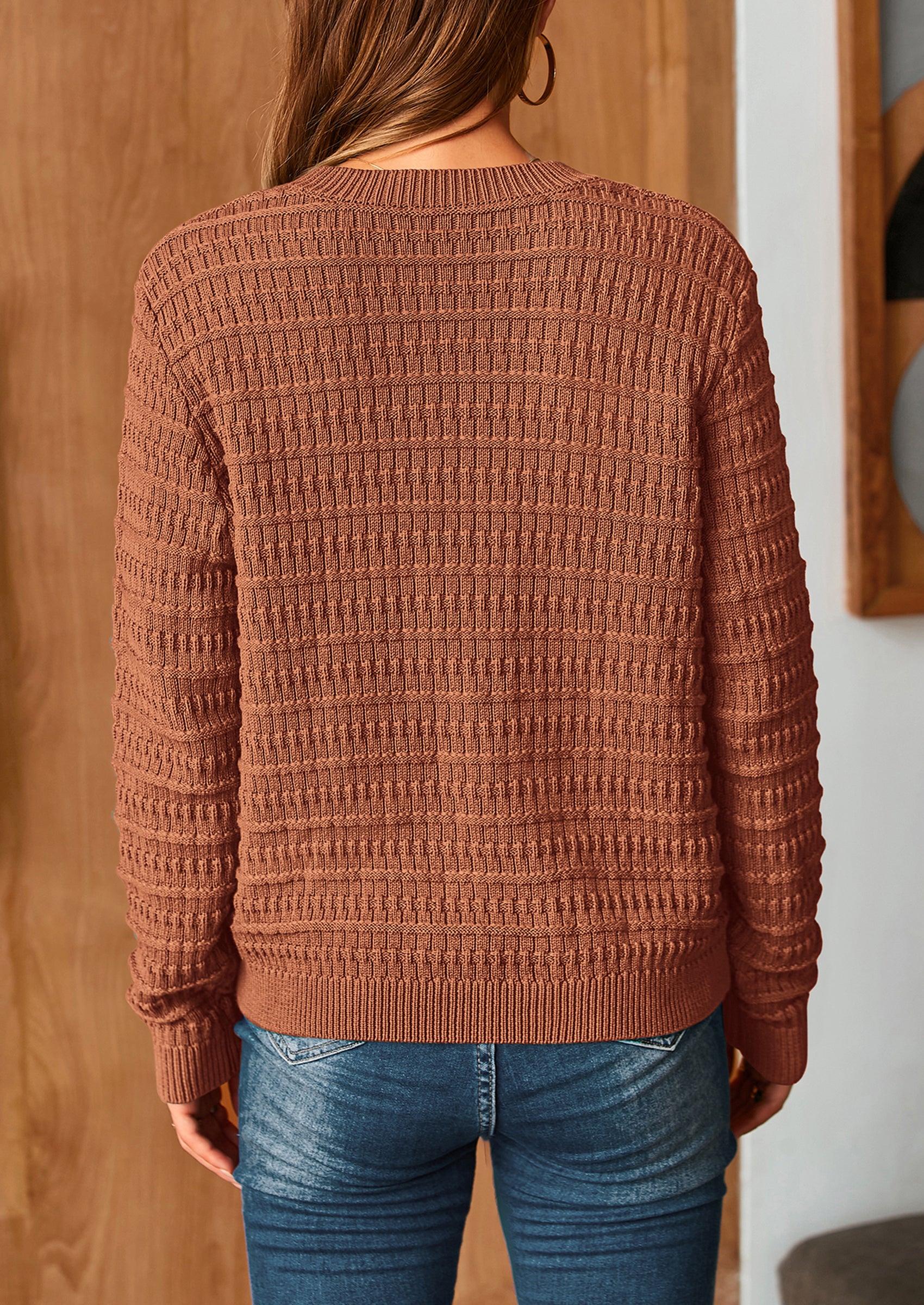 PRETTYGARDEN Women's Knit Cardigan Sweaters Casual Long Sleeve Open Front Button Down Trendy Jackets Outerwear