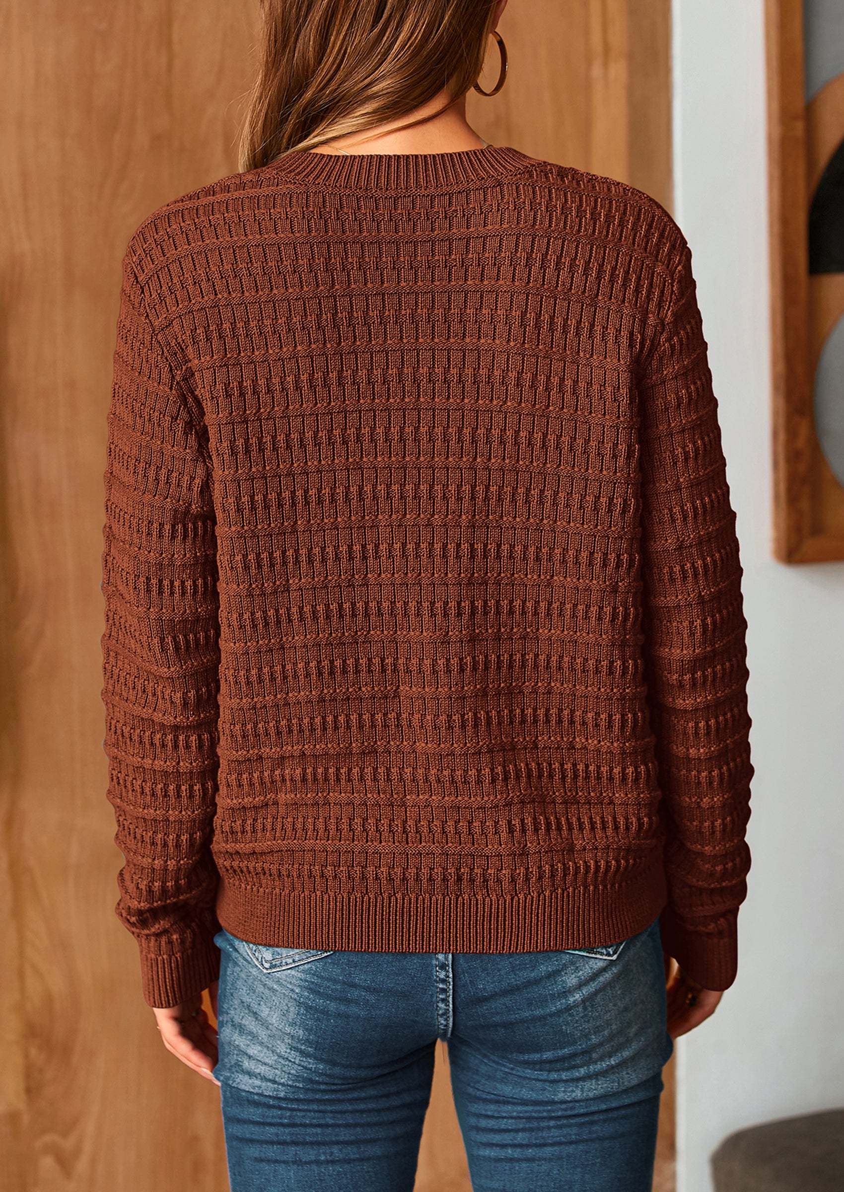 PRETTYGARDEN Women's Knit Cardigan Sweaters Casual Long Sleeve Open Front Button Down Trendy Jackets Outerwear