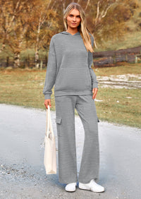 PRETTYGARDEN 2 Piece Sets For Women Fall Sweatsuits Outfits Lounge Matching Hoodie Set Travel Track Suits Winter Clothes