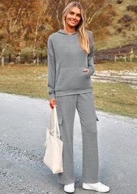 PRETTYGARDEN 2 Piece Sets For Women Fall Sweatsuits Outfits Lounge Matching Hoodie Set Travel Track Suits Winter Clothes