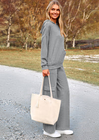 PRETTYGARDEN 2 Piece Sets For Women Fall Sweatsuits Outfits Lounge Matching Hoodie Set Travel Track Suits Winter Clothes