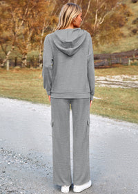 PRETTYGARDEN 2 Piece Sets For Women Fall Sweatsuits Outfits Lounge Matching Hoodie Set Travel Track Suits Winter Clothes