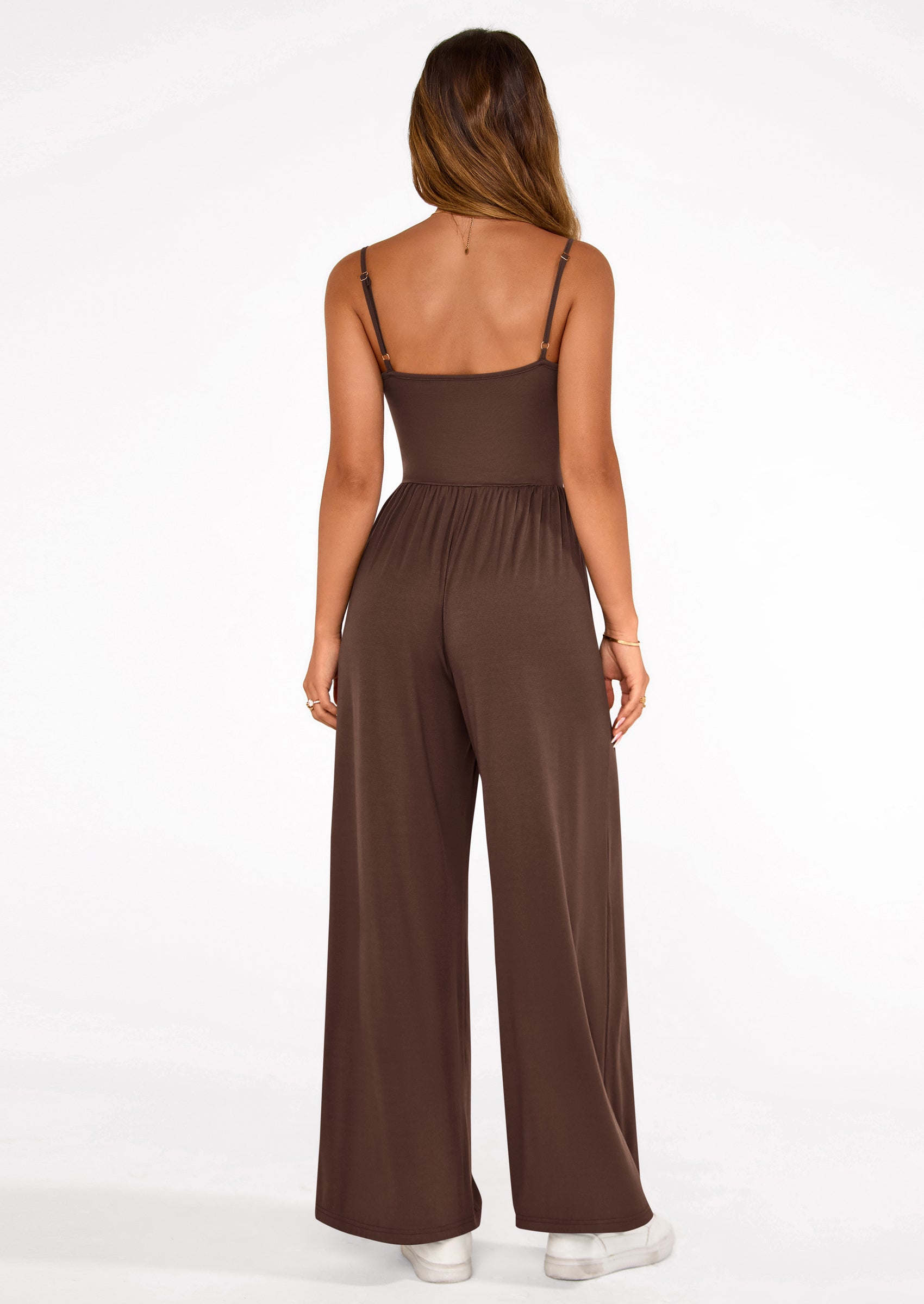 PRETTYGARDEN Summer Jumpsuits for Women Casual Wide Leg Date Night Rompers Sleeveless Beach Vacation One Piece Outfits PRETTYGARDEN