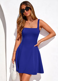 PRETTYGARDEN Summer Dresses for Women Sleeveless A Line Business Casual Formal Cocktail Party Spring Short Dress PRETTYGARDEN