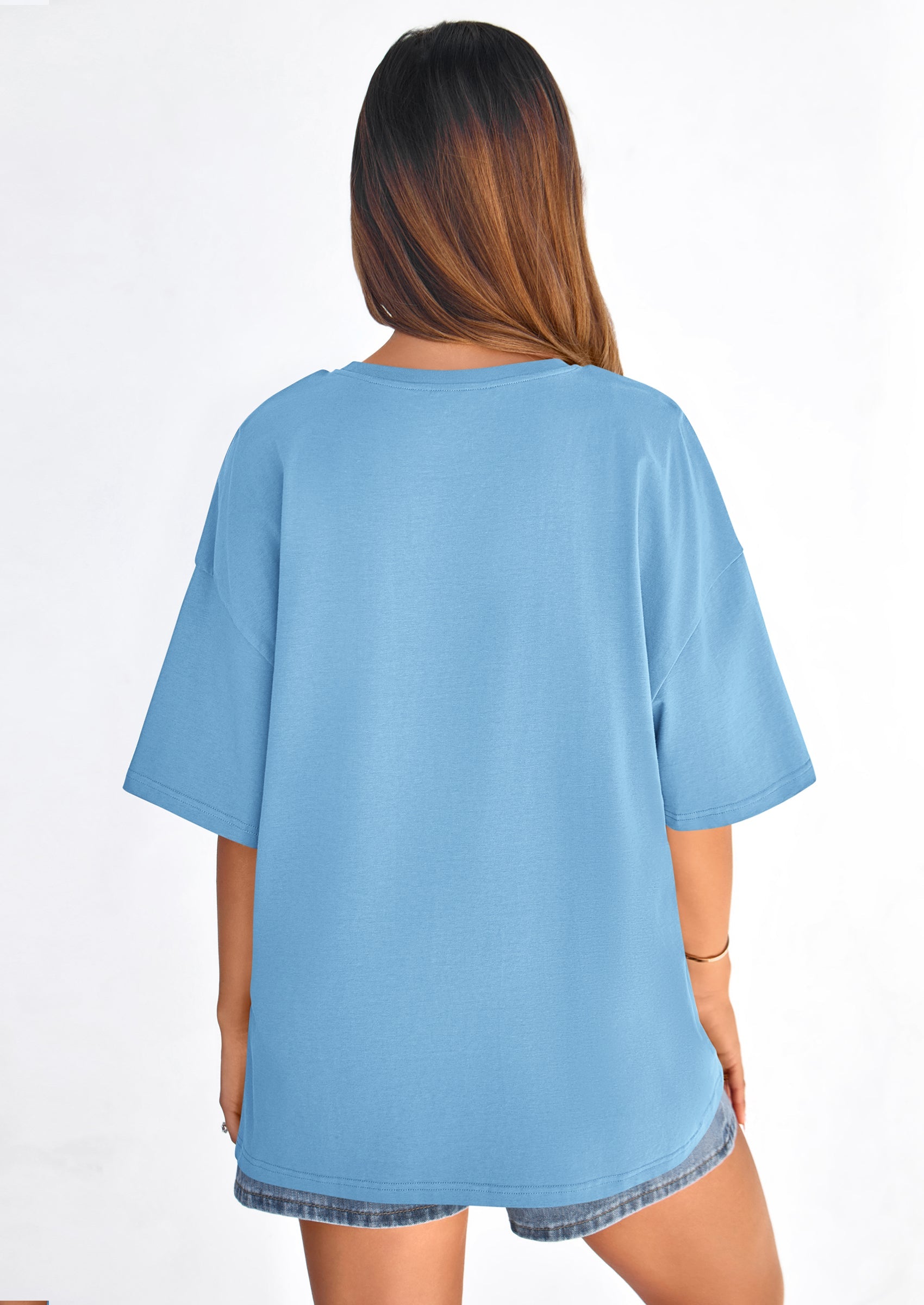 PRETTYGARDEN Women's Spring Going Out Tops Casual Short Sleeve Crewneck Loose Fit Basic Cute Tee Shirts Summer Outfits PRETTYGARDEN