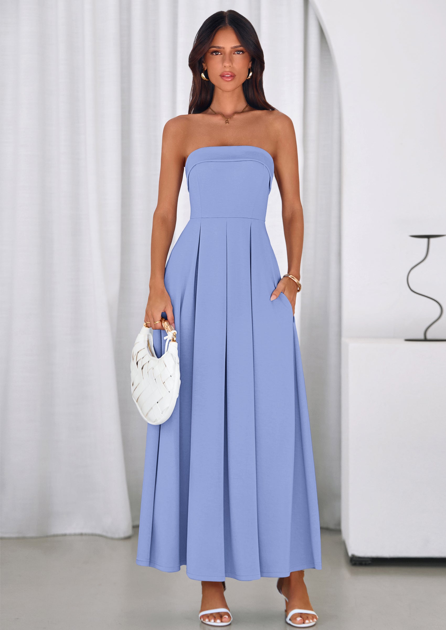 PRETTYGARDEN Cocktail Dresses for Women Summer Formal Elegant Tube Top PRETTYGARDEN Cocktail Dresses for Women Summer Formal Elegant Tube Top