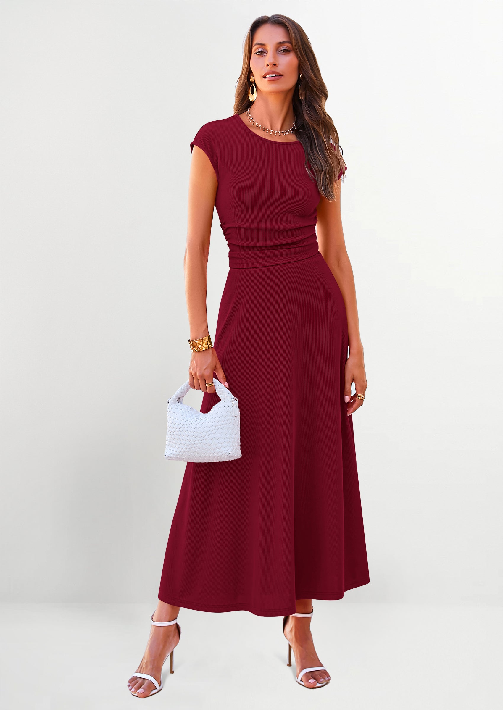 PRETTYGARDEN Summer Two Piece Skirt Set for Women Dressy Casual Knit Matching Travel Spring Vacation Lounge Outfits