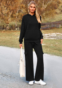 PRETTYGARDEN 2 Piece Sets For Women Fall Sweatsuits Outfits Lounge Matching Hoodie Set Travel Track Suits Winter Clothes