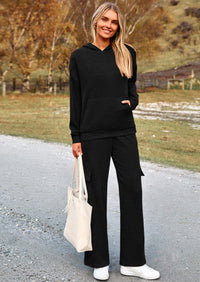 PRETTYGARDEN 2 Piece Sets For Women Fall Sweatsuits Outfits Lounge Matching Hoodie Set Travel Track Suits Winter Clothes