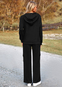 PRETTYGARDEN 2 Piece Sets For Women Fall Sweatsuits Outfits Lounge Matching Hoodie Set Travel Track Suits Winter Clothes