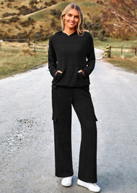 PRETTYGARDEN 2 Piece Sets For Women Fall Sweatsuits Outfits Lounge Matching Hoodie Set Travel Track Suits Winter Clothes