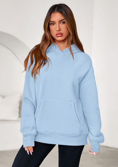 PRETTYGARDEN Womens Oversized Hoodies Fleece Hooded Sweatshirts Long Sleeve Pullover Tops Fall Outfits Winter Clothes