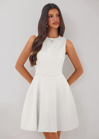 PRETTYGARDEN A Line Dresses for Women Elegant Classy Sleeveless Summer Short Tank Cocktail Party Spring Mini Dress PRETTYGARDEN