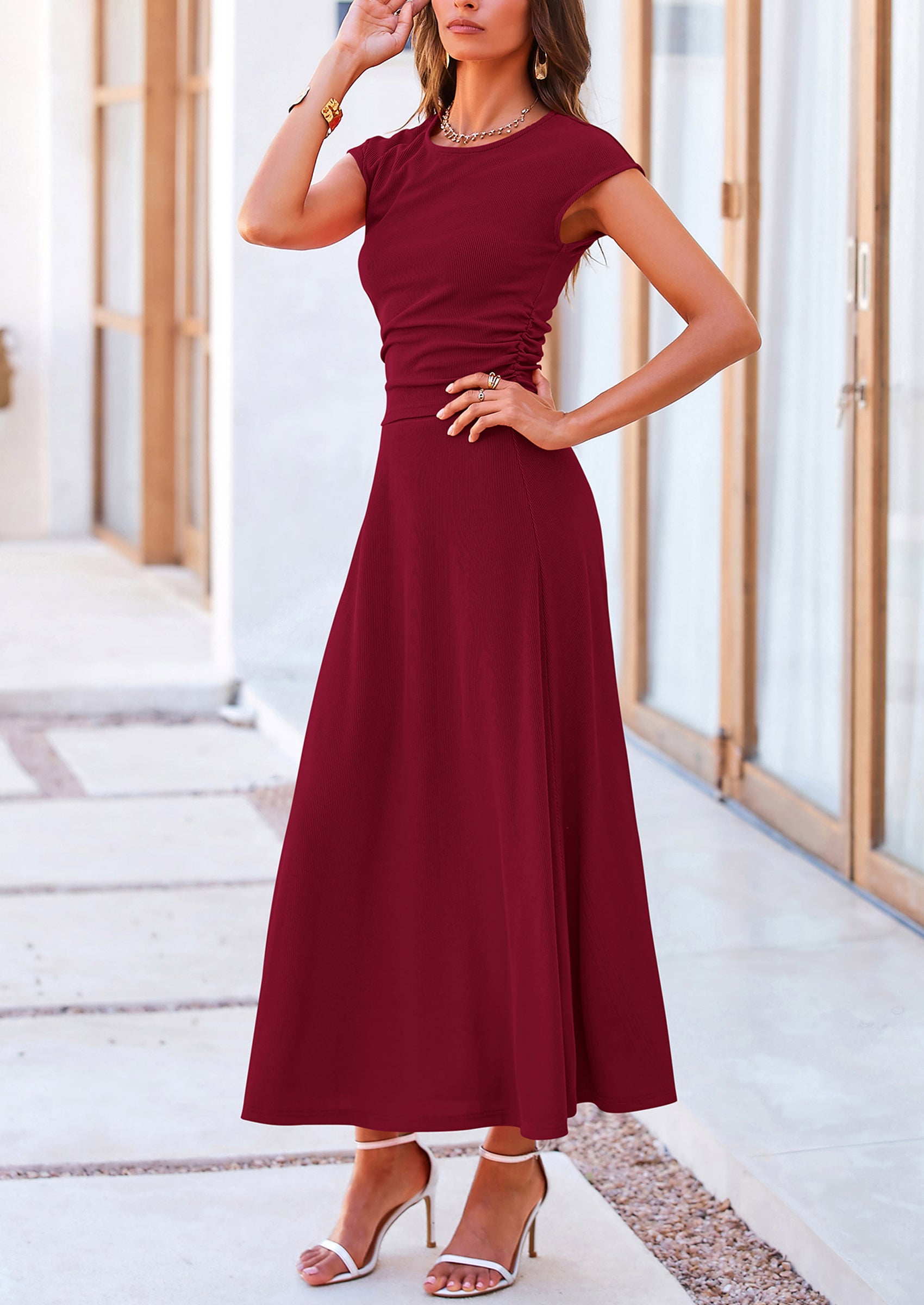 PRETTYGARDEN Summer Two Piece Skirt Set for Women Dressy Casual Knit Matching Travel Spring Vacation Lounge Outfits