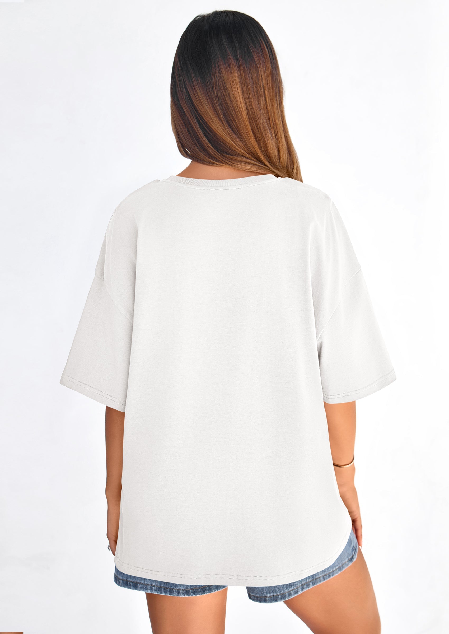 PRETTYGARDEN Women's Spring Going Out Tops Casual Short Sleeve Crewneck Loose Fit Basic Cute Tee Shirts Summer Outfits PRETTYGARDEN