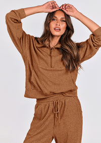 PRETTYGARDEN Women's Fall 2 Piece Lounge Sets Zip Up Sweatshirt Jogger Pants Sweat Track Suits Travel Outfit Winter Clothing