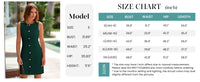 PRETTYGARDEN Work Dresses for Women Spring Business Formal Short Dress Sleeveless Button Down Elegant Office Outfits