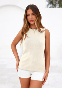 PRETTYGARDEN Tank Top for Women Summer Sleeveless Sweater Tops Spring Business Casual Work Shirts Ribbed Knit Blouses