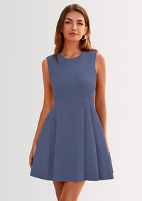 PRETTYGARDEN Women's Short Summer Dress Elegant Classy A Line Sleeveless Tank Graduation Cocktail Party Mini Dresses