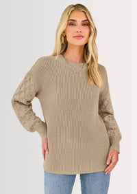 PRETTYGARDEN Women's Fall Pullover Sweater Casual Long Sleeve Loose Chunky Knit Tops Blouse Winter Fashion Clothing