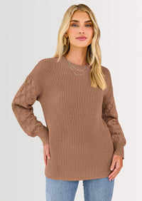 PRETTYGARDEN Women's Fall Pullover Sweater Casual Long Sleeve Loose Chunky Knit Tops Blouse Winter Fashion Clothing